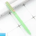 Stylo à bille en métal vert menthe avec clip en or rose pour le bureau quotidien. - Vert Bonbon