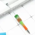 Gradient Green Orange Rhinestone Beadable Pen DIY Crystal Diamond Ballpoint Pens - Gradient Style / White Green Red Gradient