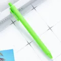 Bright Green Retractable Ballpoint Pen Plastic Candy Color Student Writing Supplies - Fruit Green