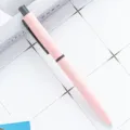 Roze metalen intrekbare balpen voor kantoor en school briefpapier dagelijks gebruik. - Kogelpunt 1.0 / Snoeproze