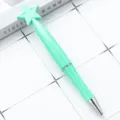 Penna a Sfera Stella Verde Creativa Penna a Torsione Plastica Cancelleria Carina. - Punta a Proiettile 1,0 mm / Verde menta caramella