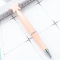 Creative penna a sfera girevole a pentagramma rosa con stella, strumento di scrittura. - Punta a Proiettile 1,0 mm / Rosa Chiaro Macaron