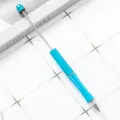 Blue beadable eternal pencil variant, inkless metal writing tool for DIY craft and sketching. - Blue