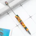 DIY Beaded Ballpoint Pen Tropical Floral Pattern Metal Rod DIY Craft Accessory Variant - Tropical Jungle Style