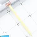 Elegant yellow ballpoint pen featuring a sparkling crystal bow design for daily writing use. - Candy Yellow