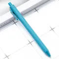 Retractable ballpoint pen plastic candy color blue student stationery office writing pen - Aqua