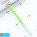 Cute crystal bow metal ballpoint pen green gradient student writing stationery gift - Green Gradient