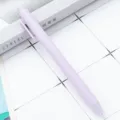 Light purple retractable gel pen, candy color plastic ballpoint pen for students and office use. - Taro Purple