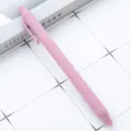Pink retractable ballpoint pen with matte finish, smooth writing student stationery item. - Dusty Pink