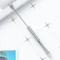 Μεταλλικό στυλό DIY με κομψό ασημένιο σώμα για δημιουργικά χειροποίητα δώρα χάντρας. - Επαργυρωμένο