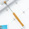 Μεταλλικό στυλό με χάντρες DIY δημιουργικό στυλό διαφημιστικό δώρο μεταλλικό στυλό με λογότυπο - Χρυσό