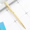Gold metal ballpoint pen executive business gift office stationery golden variant style. - Electroplated Gold