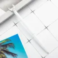 Cute reindeer design white ballpoint pen student stationery lovely gift pen writing tool. - White