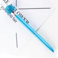 Blue Rhinestone Ballpoint Pen Crystal Diamond Metal Pen Writing Stationery Gift Item - Light Blue