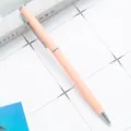 Pink metal ballpoint pen, sleek design for office use, business gifts and custom logo. - Pink