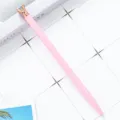 Joli stylo à bille diamant rose, papeterie créative en métal avec belle pierre fine. - Rose Bonbon