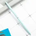 Lichtblauwe metalen balpen, minimalistische macaron stijl schrijfwaren voor op kantoor. - Lichtblauw Snoep