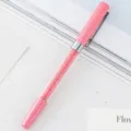 Roze kristallen gelpen met sprankelende strass-steentjes, schattige kantoor- en schoolbehoeften. - Lichtrozerood