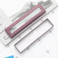 Elegante caja para bolígrafos con ventana, caja de regalo morada texturizada para bolígrafos. - Lavanda