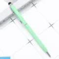 Ανοιχτοπράσινο μεταλλικό στυλό με stylus για οθόνες αφής και ομαλή γραφή. - Πράσινο Ζαχαρωτό
