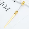 DIY perla taglia lettere portatile in metallo tagliacarte cancelleria ufficio strumento oro - placcatura in oro
