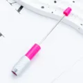 Kreativer DIY Perlen Bleistiftverlängerung Skizzieren Stifthalter Verlängerungswerkzeug. - Fuchsia