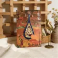 Squisito segnalibro in metallo Dunhuang Apsaras stile vintage cinese clip per pagine. - Pipa