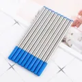 Recambio de bolígrafo de metal 0.5mm mina de tinta negra punta de repuesto para oficina. - 11cm / Azul