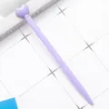Purple heart top ballpoint pen cute metal writing pen office school stationery gift item - All Purple