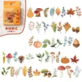 Autocollants en boîte récolte d'automne, jolis stickers décoratifs pour journal intime. - Souvenirs de Récolte / 45 Pièces/Paquet