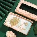 Exquisite Chinese style hollow metal lotus bookmark with gift box creative cultural souvenir - I Love Lotus Only (Gift Box)