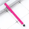 Stilo capacitivo con strass rosa per schermo tattile smartphone tablet disegno giochi - Stile con Strass / Rosso rosa