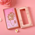 Segnalibro cavo in metallo volpe a nove code Shan Hai Jing in stile cinese con confezione regalo - Scatola regalo / Kyuubi