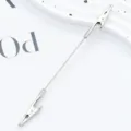 Metal alligator clip memo card holder diy beading note fixture desktop photo stand holder - Electroplated Silver