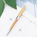 Gold crystal metal ballpoint pen, stylish office stationery and custom gift item. - Champagne Gold