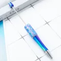 Stylos me xantres DIY, metallikos stylos me degrade xromata kai glitter gia kataskeves. - Φωσφορίζον Μπλε