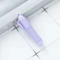 Mini purple plastic ballpoint pen portable cute pocket pen for office student school stationery - Morandi Purple
