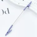 DIY beaded metal alligator clip memo holder and card display stand rod in purple color - Candy Purple