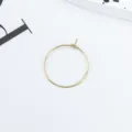 Goldener Metall Weinglas Anhänger Ring DIY Kelch Markierung Kreis Reif Rohling Zubehör Party - Vergoldet
