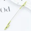 Double-ended metal alligator clip memo holder desktop card holder message clip green - Candy Yellow