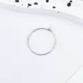 Silberner Metall-Weinglas-Anhänger Ring, DIY Getränke-Marker Zubehör für Partys und Bars. - Versilbert