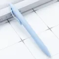Penna a sfera retrattile opaca azzurra, penna in plastica liscia per ufficio o scuola. - Celeste