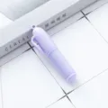 Mini Stylo Bille en Plastique Violet Clair Portable Poche DIY Chaine Suspendue SKU - Violet Bonbon
