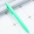 Penna a sfera retrattile verde menta opaca, cancelleria in plastica liscia per scuola e ufficio. - Verde fluorescente