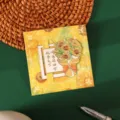 Segnalibro in metallo con bouquet di girasoli e carta di supporto per regali scolastici. - Girasoli (Confezione semplice)