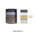 Set di nastro Washi decorativo con 5 rotoli di motivi floreali di piante per diari e fai da te. - Stile Messaggio (SDRT250314-1) / 5 Rotoli