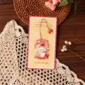 Simpatico segnalibro in metallo cartone animato cavo grazioso regalo scolastico utile - Imballaggio Semplice / Mela