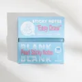 Notes adhésives nacrées boîte distributrice bloc-notes mignon étudiant notes mémo - Fleurs en fleurs - 105 autocollants