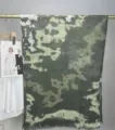 Modal cotton tie-dye watercolor marble print scarf showing fine fabric texture pattern. - 2#