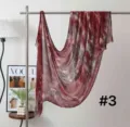 Modal tie-dye long scarf for women, soft lightweight sun protection shawl and head wrap. - Polka Dot (#3)